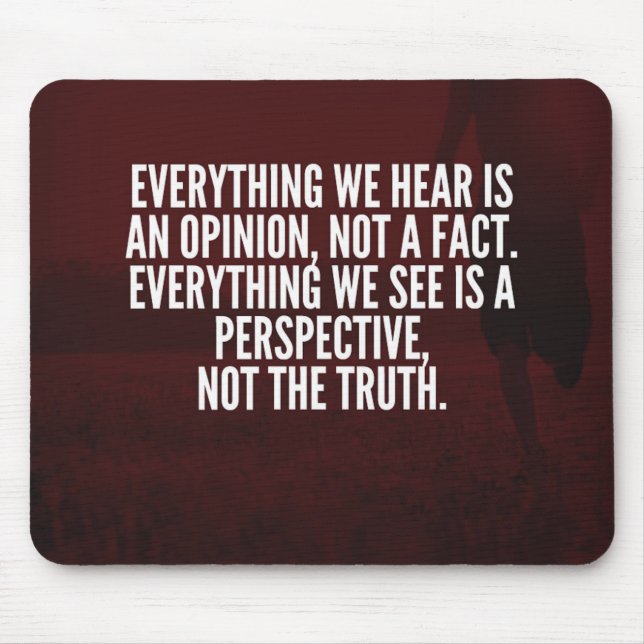 Motivierend Wörter Mousepad (Vorne)