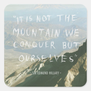 Motivierend Wörter Quadratischer Aufkleber