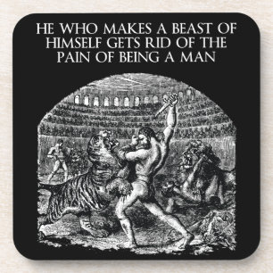 Motivierend Wörter - SCHLIESSEN Untersetzer