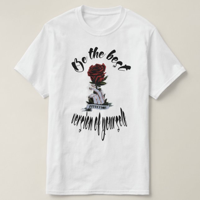 Motivierend Wörter T-Shirt (Design vorne)