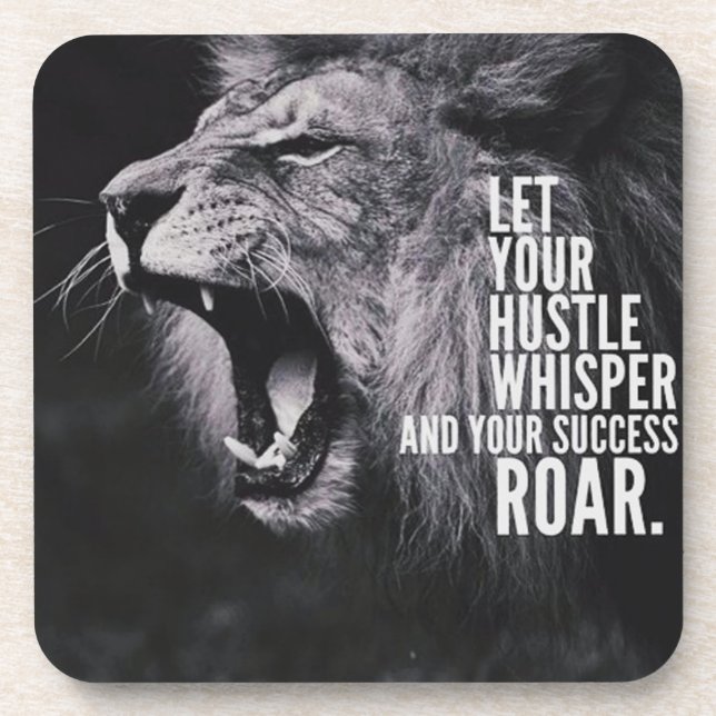 Motivierend Wörter Untersetzer (Vorderseite)