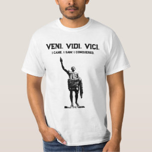 Motivierend Zitat Caesar Veni Vidi Vici Mens T-Shirt