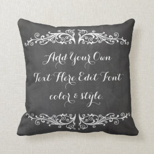 Motivierend Zitat der kundenspezifischen Tafel Kissen