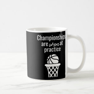 Motivierend Zitat für Basketball-Mädchen Kaffeetasse