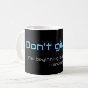 Motivierend Zitat für Ihre psychische Gesundheit Kaffeetasse