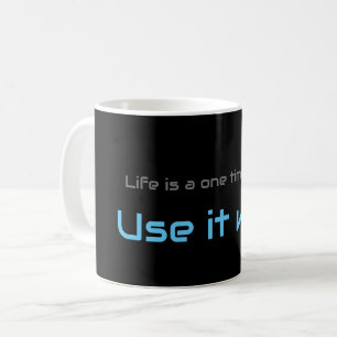 Motivierend Zitat für Ihre psychische Gesundheit Kaffeetasse