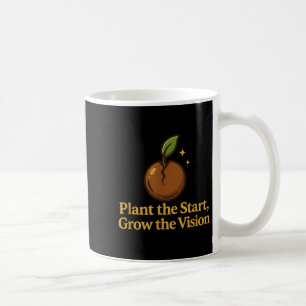 Motivierend Zitat für Vision und Wachstum Kaffeetasse