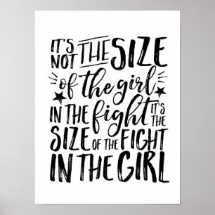 Motivierend Zitat-Girl-Power-Poster Poster