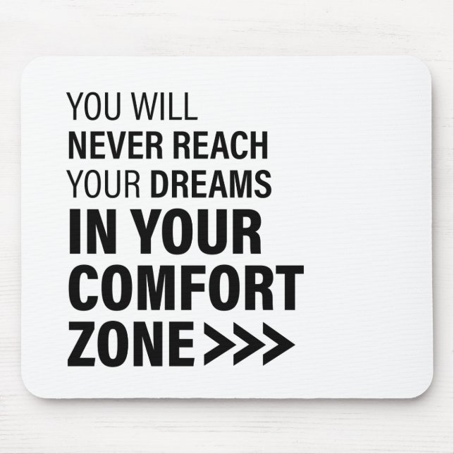 Motivierend Zitat Kunstträume Bekannte Zitate Mousepad (Vorne)