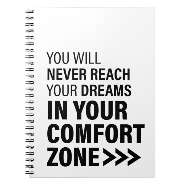 Motivierend Zitat Kunstträume Bekannte Zitate Notizblock (Vorderseite)