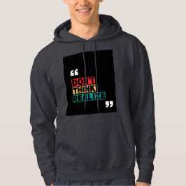Motivierend Zitat Männerpullover Hoodie