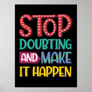 Motivierend Zitat-Poster Poster