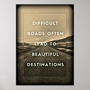 Motivierend Zitat-Poster Poster