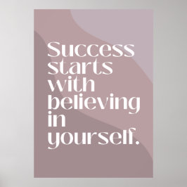 Motivierend Zitat-Poster Poster