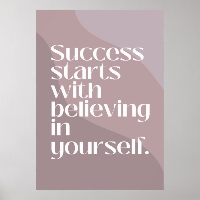 Motivierend Zitat-Poster Poster (Vorne)