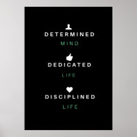 Motivierend Zitat-Poster | Wall Art