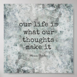 motivierend Zitat-Poster zum Spritzer von Farben Poster