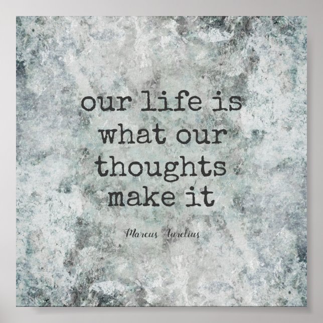 motivierend Zitat-Poster zum Spritzer von Farben Poster (Vorne)