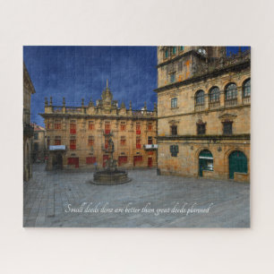 Motivierend Zitat: Santiago De Compostela Spanien Puzzle