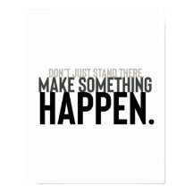 Motivierend Zitat Typografie steht nicht nur