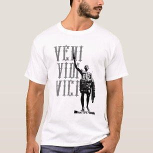 Motivierend Zitat Veni Vidi Vici Caesar Mens T-Shirt