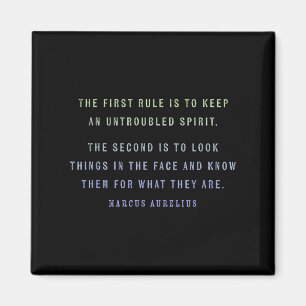 Motivierend Zitat von Marcus Aurelius Wachstumsged Magnet