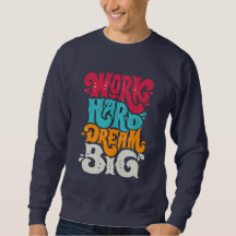 Motivierend Zitat "Work Hard Dream Big"