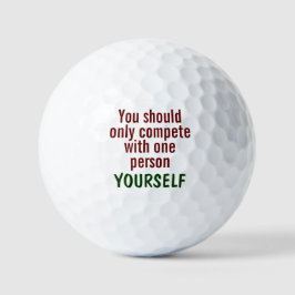 Motivierend Zitat zum Wettbewerb Golfball