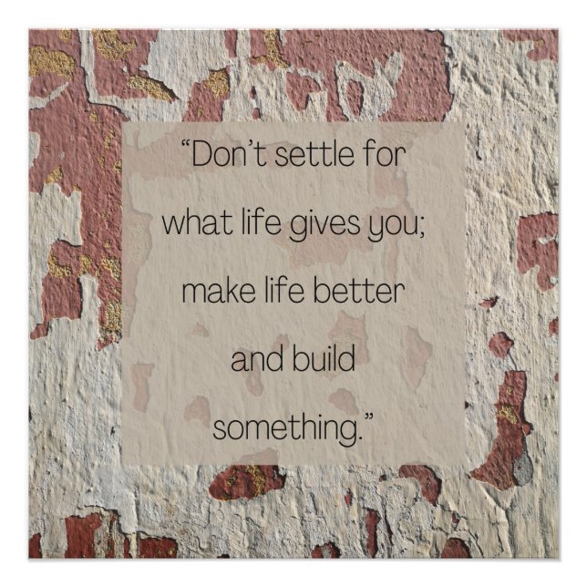 Motivierend Zitate des berühmten Autors Fotodruck (Vorne)