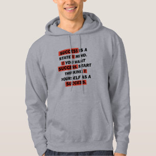 Motivierend Zitate Erfolg im Leben Hoodie