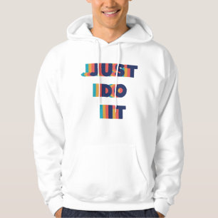Motivierend Zitate für hübsche Farbtexte Hoodie