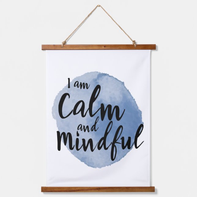 motivierend Zitate für Leben und Arbeit Wandteppich Mit Holzrahmen (Vorderseite)