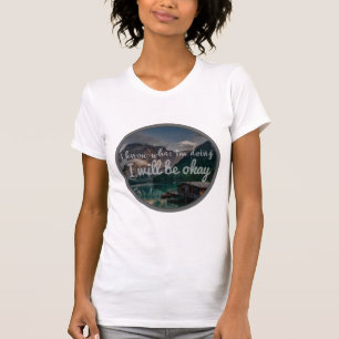 motivierend Zitate für positive Vibes T-Shirt