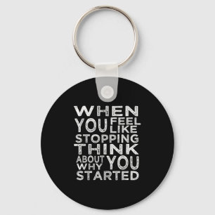 Motivierend Zitate Inspirationsgeschenke für Gym W Schlüsselanhänger