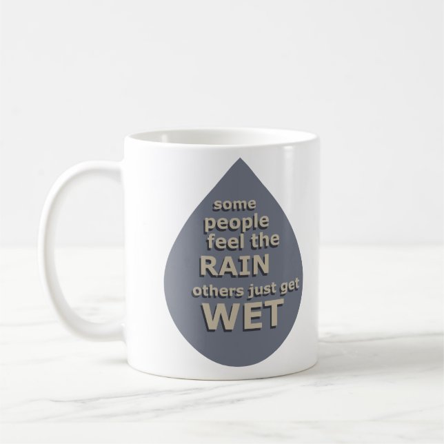 motivierend Zitate über lebenslange Redewendungen Kaffeetasse (Links)