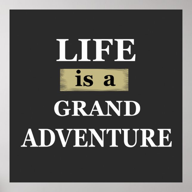 motivierend Zitate über lebenslange Redewendungen Poster (Vorne)