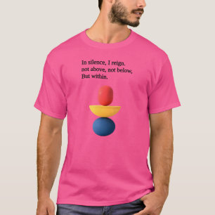motivierend Zitate von "In Silence, I Reign" T-Shirt