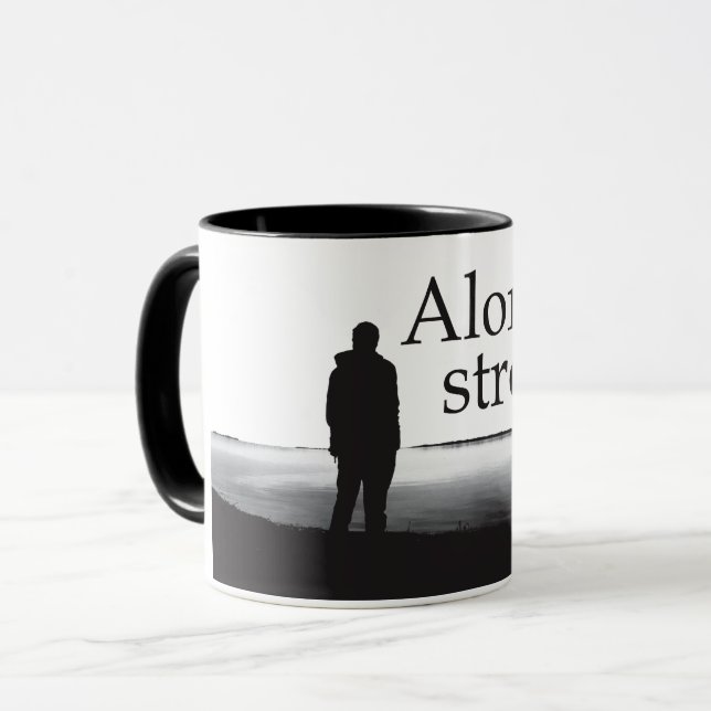 Motivierend Zitate zum lebenspositiven Slogan Tasse (Vorderseite Links)