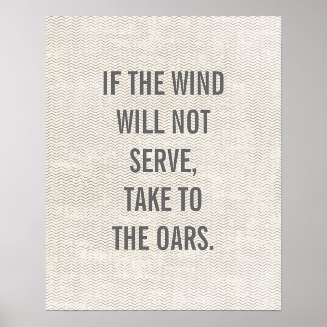 Motivierend Zitattypografie-Poster, kundenspezifis Poster (Vorne)