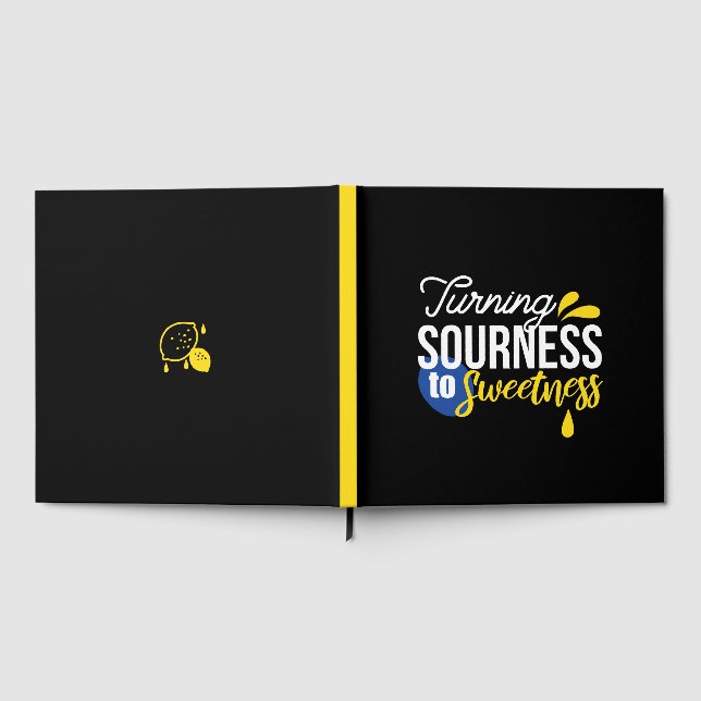 Motivierend Zitronenangebot von sauer bis süß Gästebuch (Voll)