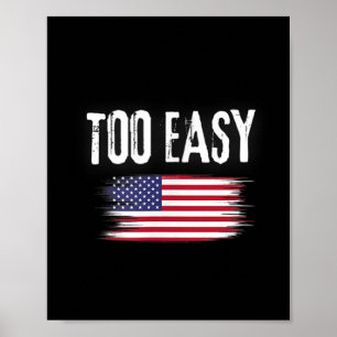 Motivierend zu leichtes militärisches Sprichwort g Poster