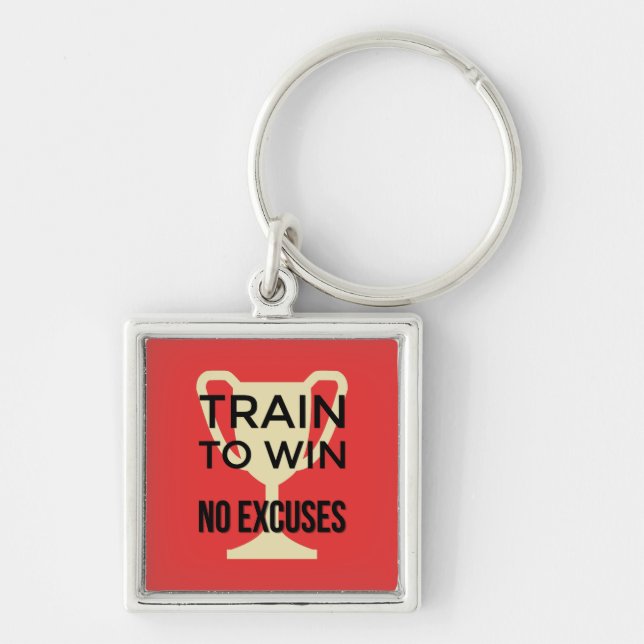 Motivierend Zug zum Gewinn von Sportangebot Schlüsselanhänger (Vorne)