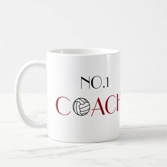 Motivierend ZugNo.1 Netball Kaffeetasse (Links)