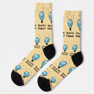 Motivierend zurück zum Cartoon in der Schule Socken