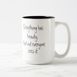 Motivierend Zweifarbige Tasse