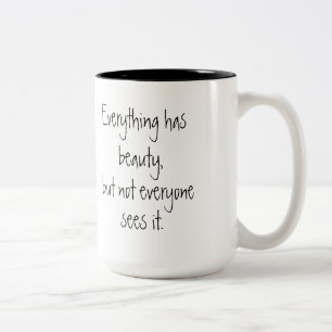 Motivierend Zweifarbige Tasse
