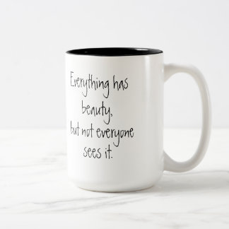 Motivierend Zweifarbige Tasse