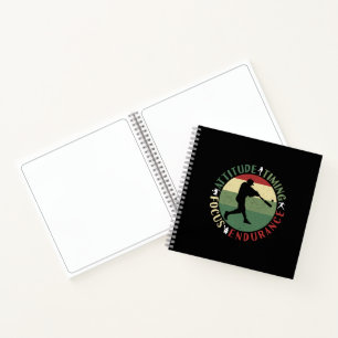 Motivierende Baseball-Mannschaftswerte Notizbuch