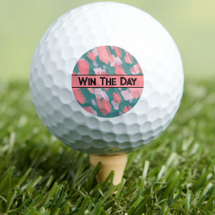 Motivierende Farbigkeit Golfball