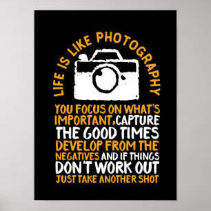 Motivierende Fotografie - Konzentriere dich auf da Poster